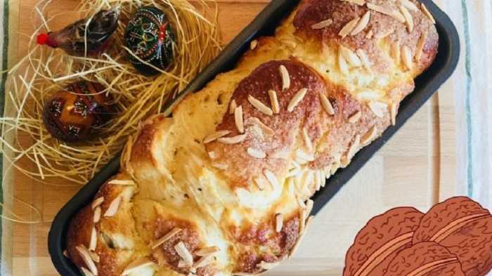 Bizcocho de coco con nuez