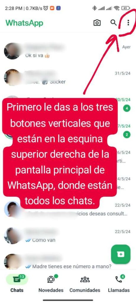 Configura las descargas en WhatsApp para que no baje nada automáticamente