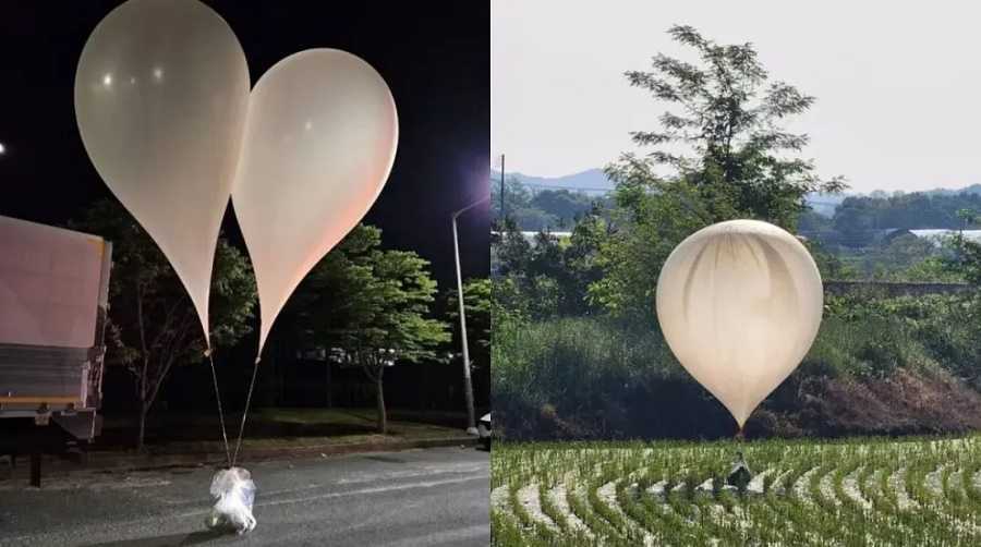 Corea del Norte ataca al Sur con globos de basura