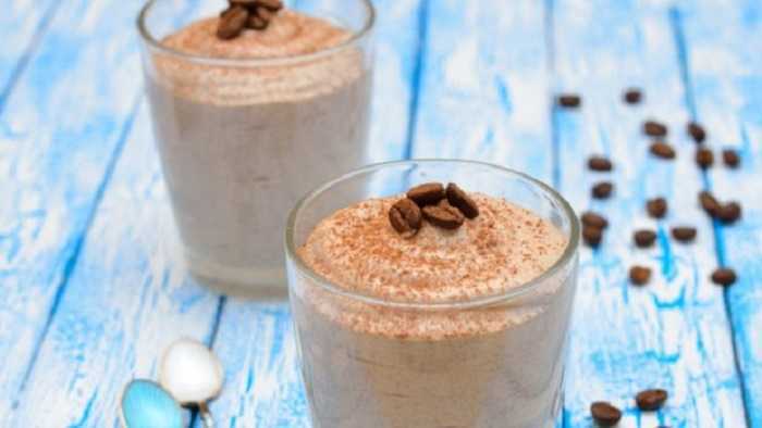 Mousse de café con ron