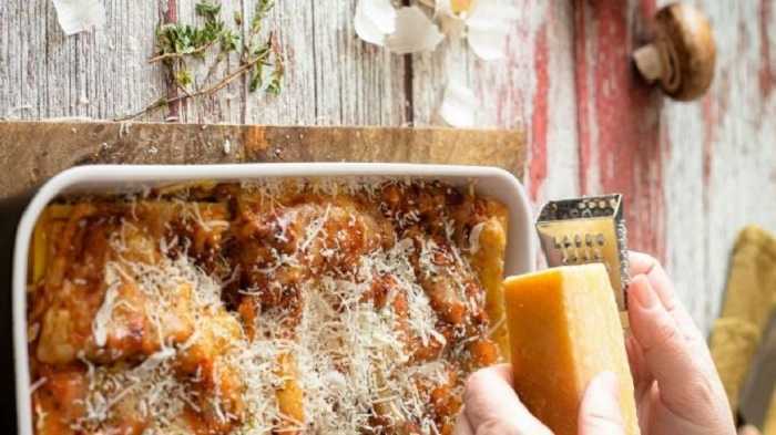 Pastel de pollo con cebolla