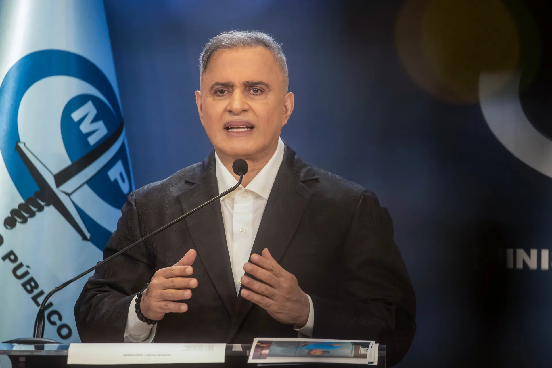 Fotografía de archivo del fiscal general de Venezuela Tarek William Saab. EFE/Miguel Gutierrez