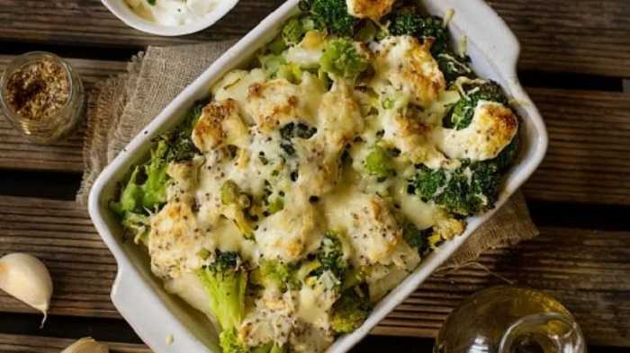 Brócoli con champiñones