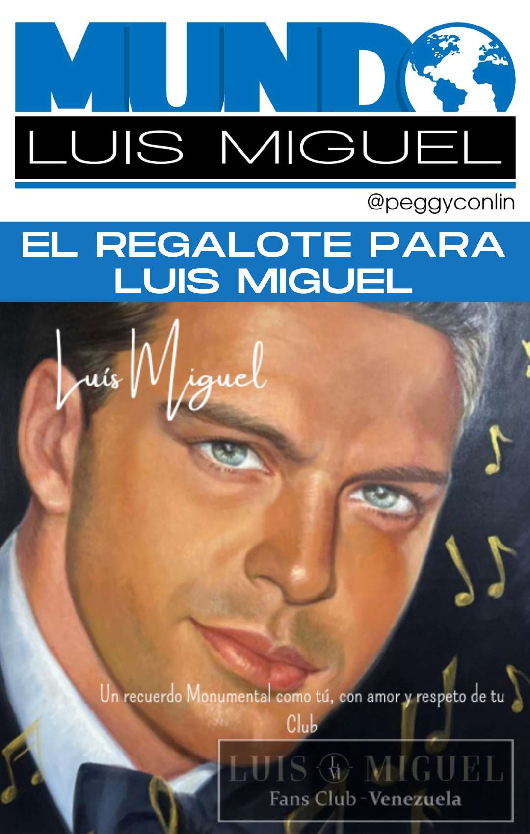 El regalote para Luis Miguel cuadro Peggy Conlin Mundo Luis Miguel
