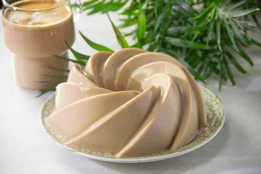 Gelatina de café con queso doble crema: deliciosa para merendar