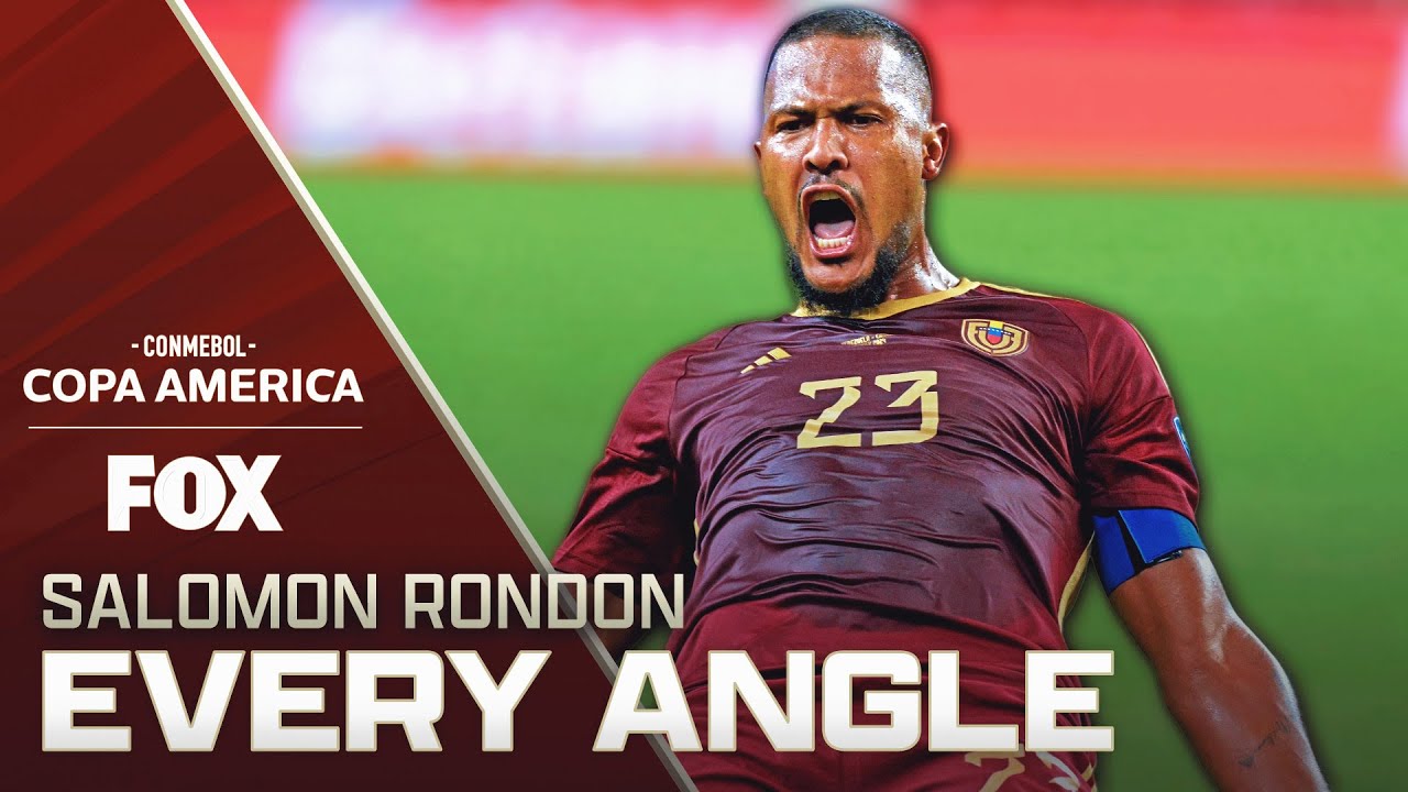 Gol de Salomón Rondón contra Canadá media cancha