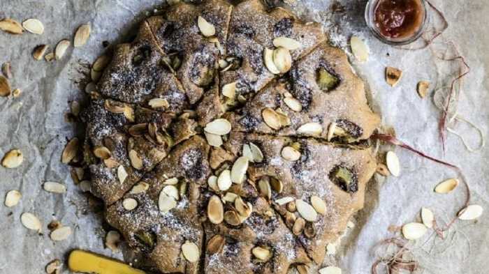 Panqué de nuez en licuadora