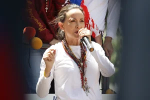 María Corina Machado declaraciones jueves 15/08/2024 rueda de prensa