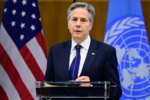 El secretario de Estado de EE.UU., Antony Blinken, en una fotografía de archivo. EFE/Max Slovencik