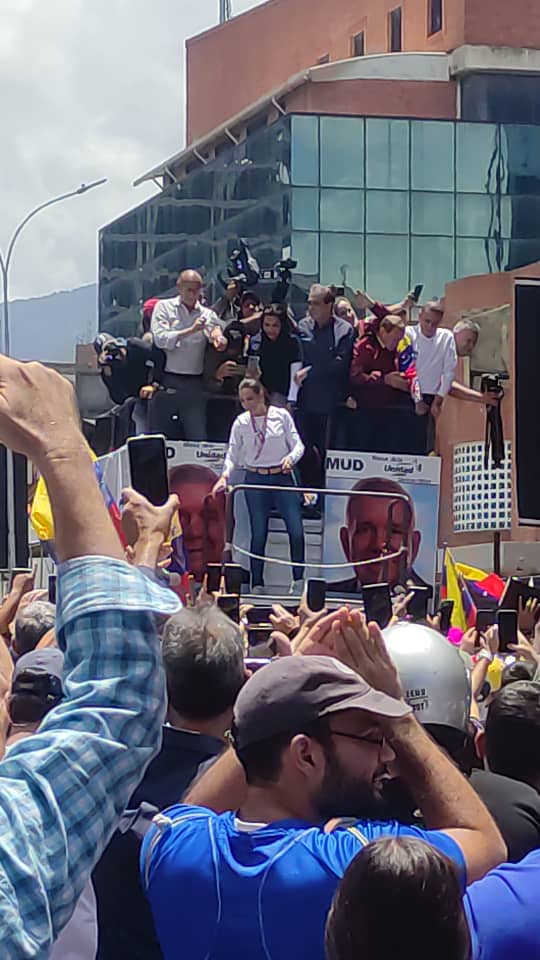 María Corina en Las Mercedes