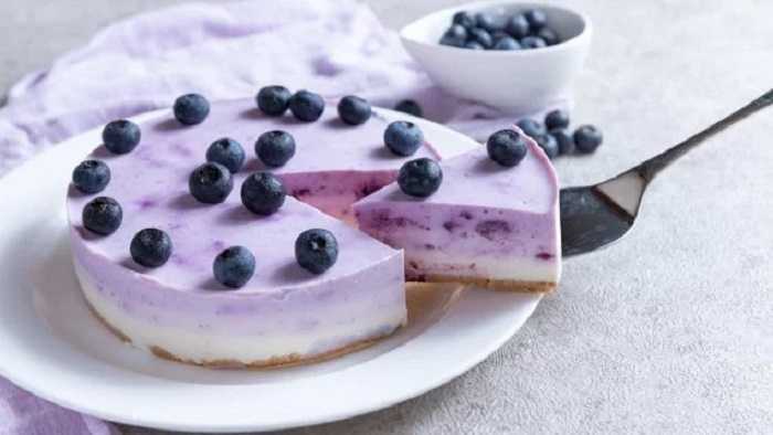 Panna cotta de arándanos
