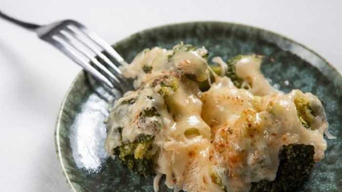 Brócoli con jamón
