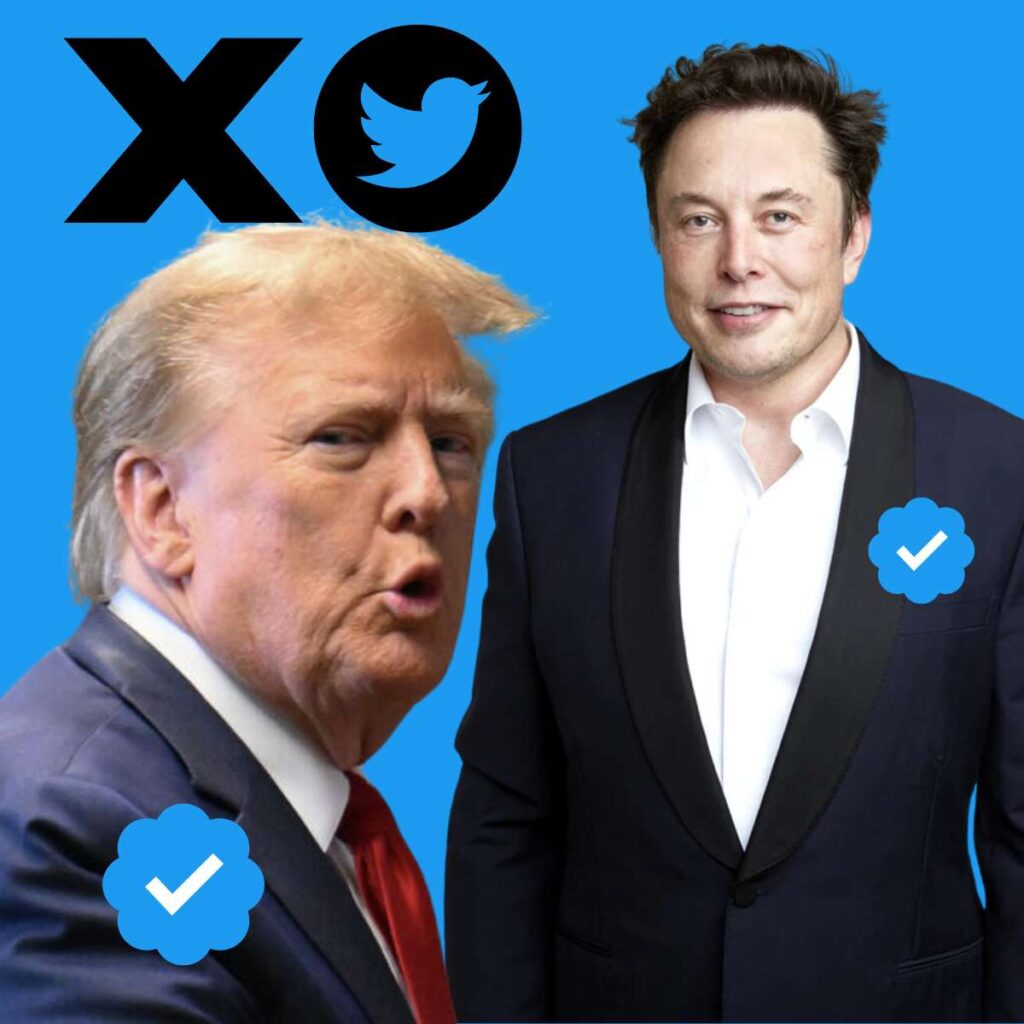 Donald Trump con Elon Musk