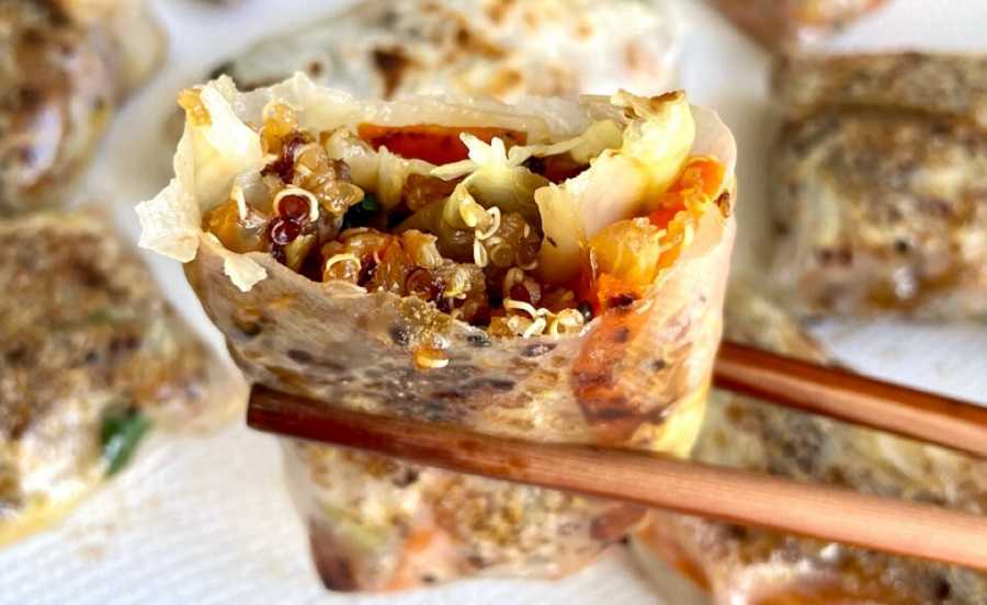 Rollitos de quinoa rellenos de verduras: prepara esta rica receta
