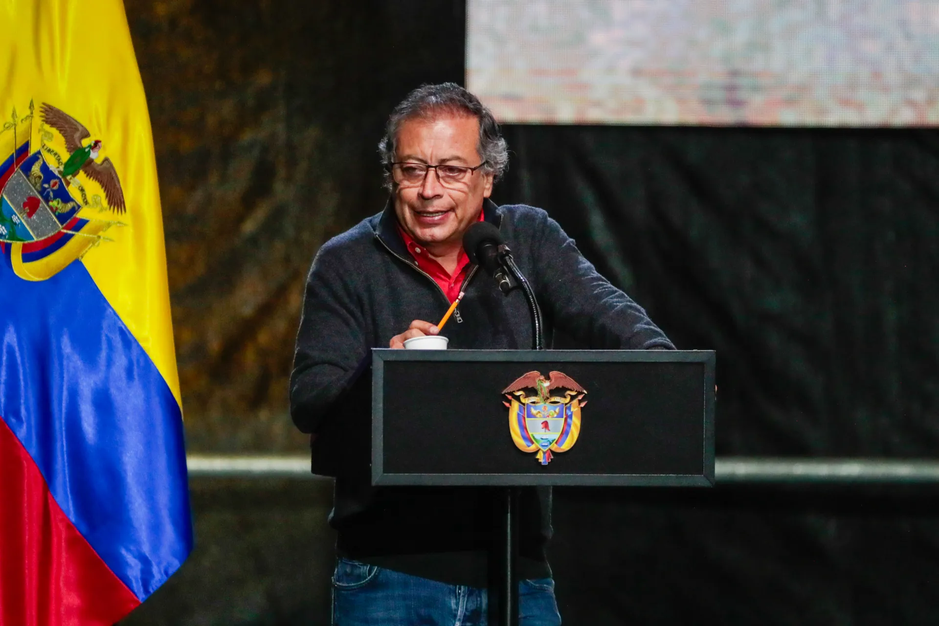 El presidente de Colombia, Gustavo Petro, en una fotografía de archivo. EFE/Carlos Ortega