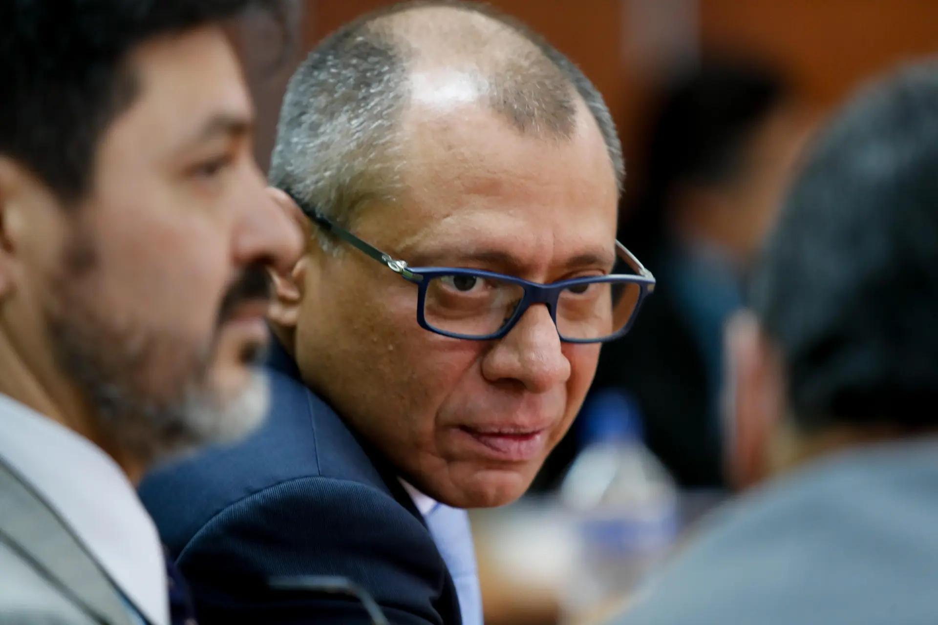 Fotografía de archivo en la que se observa al exvicepresidente de Ecuador Jorge Glas. EFE/José Jácome