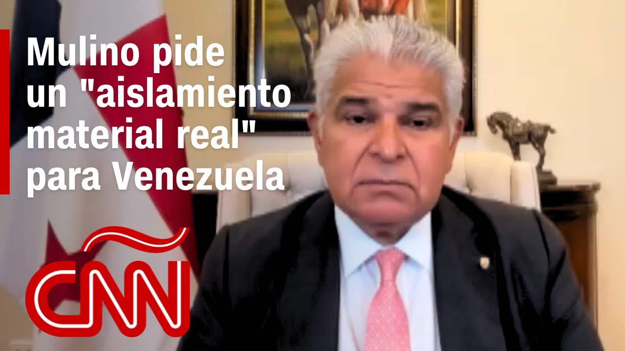 Andrés Oppenheimer con José Raúl Mulino CNN video sobre Venezuela elecciones Maduro