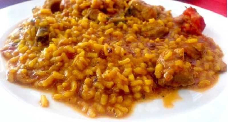 Arroz meloso de pescado