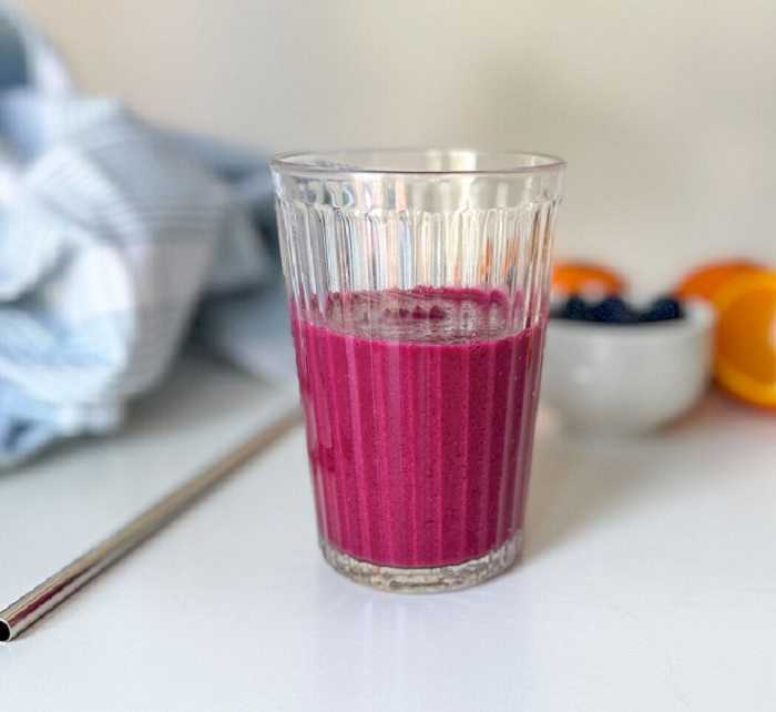 Batido de remolacha con cambur