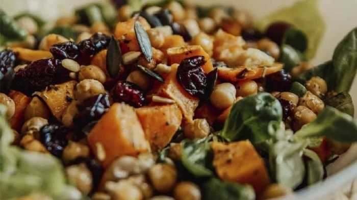 Ensalada de auyama y pimientos