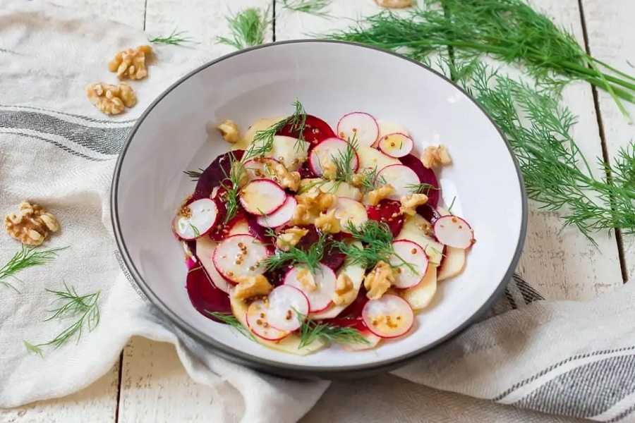 Ensalada de remolacha con cítricos y rábano: así se prepara