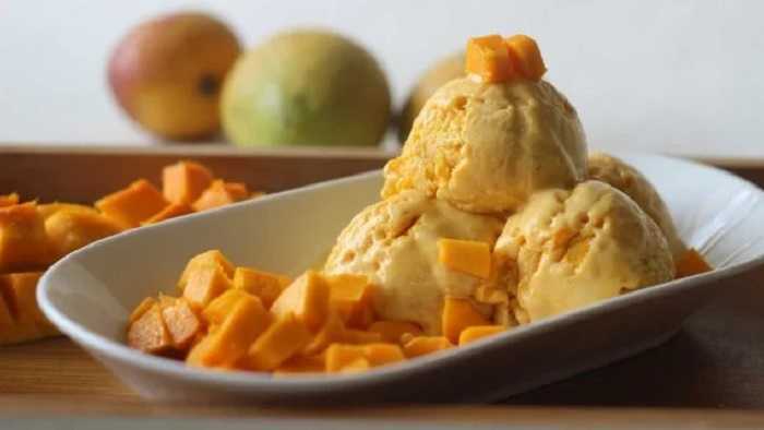 Helado de mango y chile