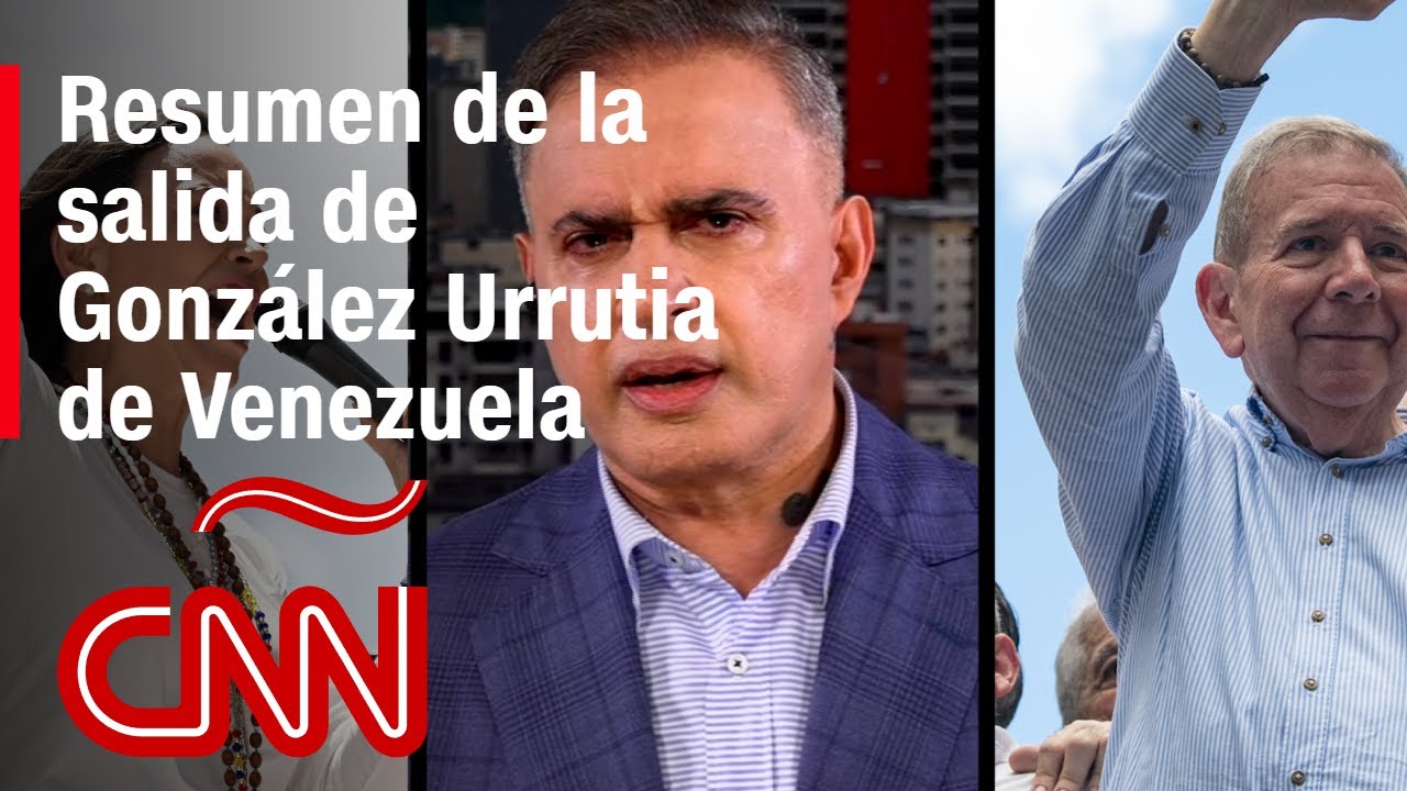 Resumen de reacciones de la salida de Edmundo González Urrutia CNN Video