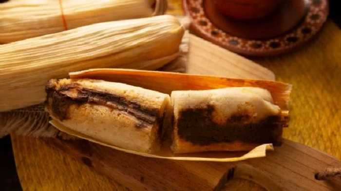 Tamales de chicharrón con frijol