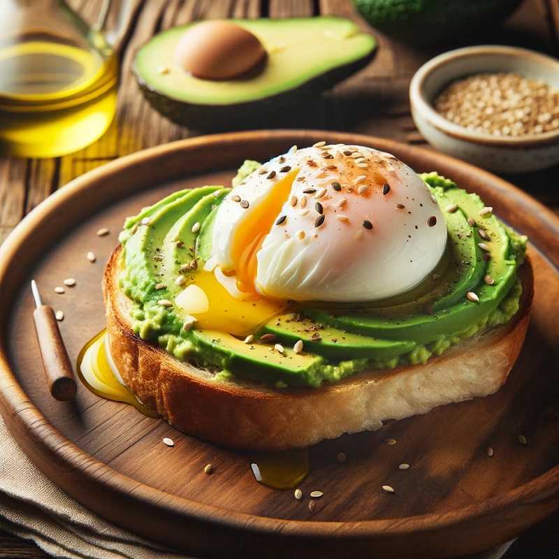 Tostadas de pan integral con aguacate y huevo: así se prepara