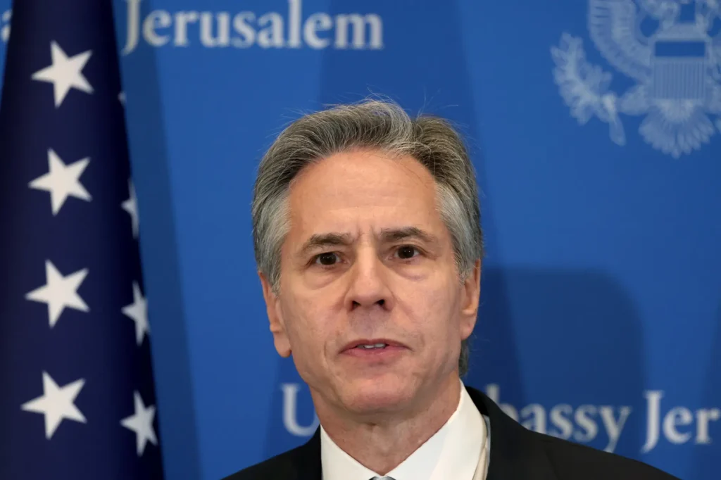 El secretario de Estado de EE.UU., Antony Blinken, en una fotografía de archivo. EFE/Atef Safadi