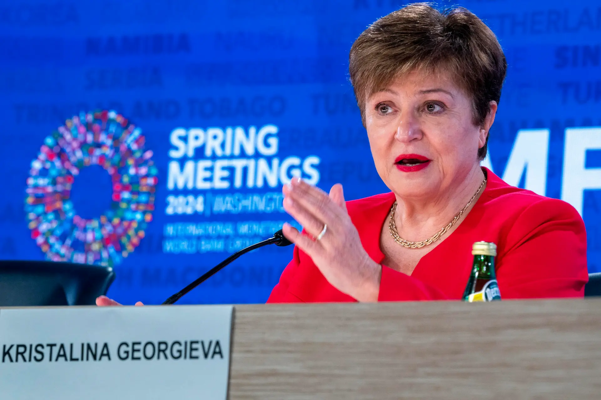 La directora gerente del Fondo Monetario Internacional (FMI), Kristalina Georgieva, en una fotografía de archivo. EFE/Shawn Thew