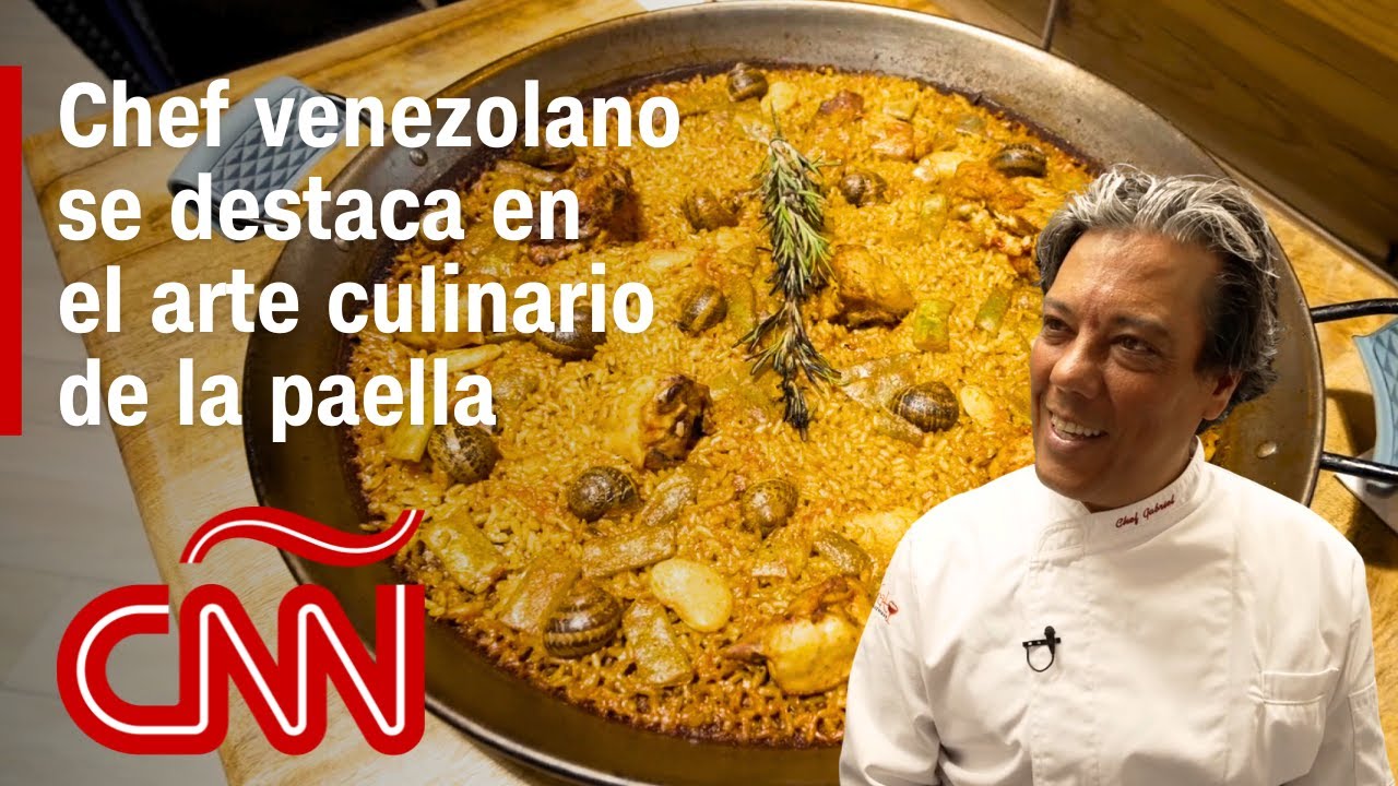 Gabriel Camacho video CNN Paella España Venezolano