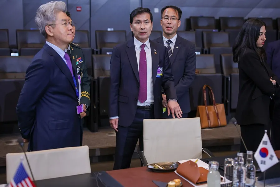 El viceministro surcoreano de Defensa Nacional, Kim Seon-ho. EFE/EPA/Olivier Matthys