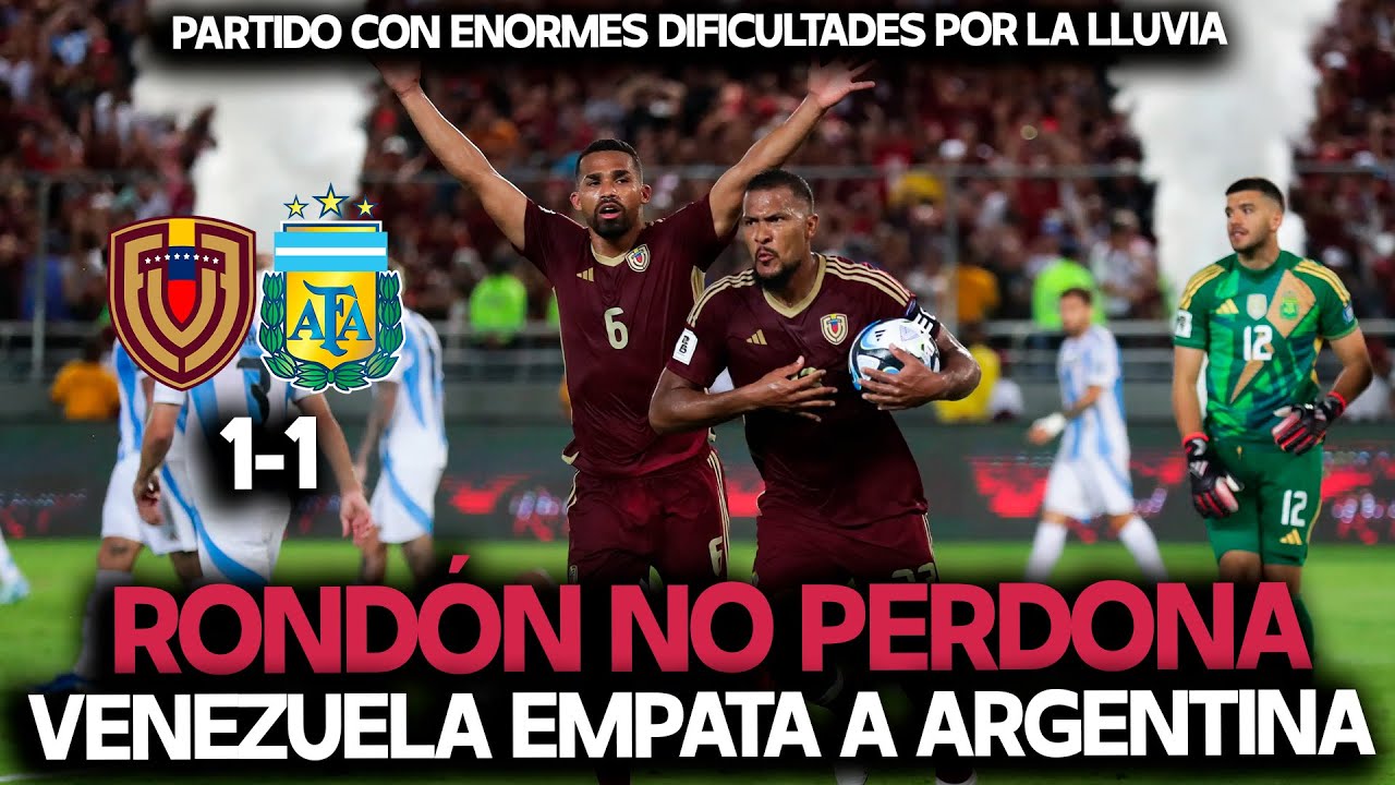 Venezuela empató con Argentina