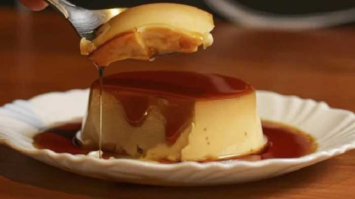 Flan de leche condensada