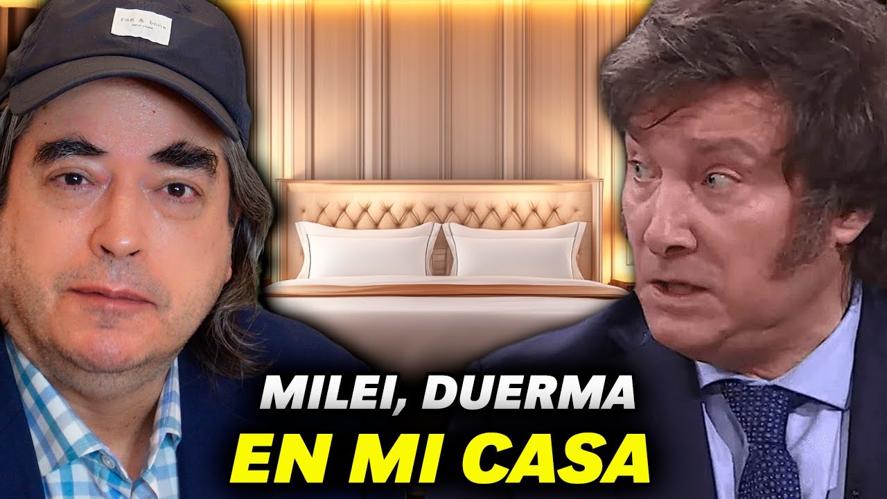 Bayly invitó a Milei a quedarse en su casa