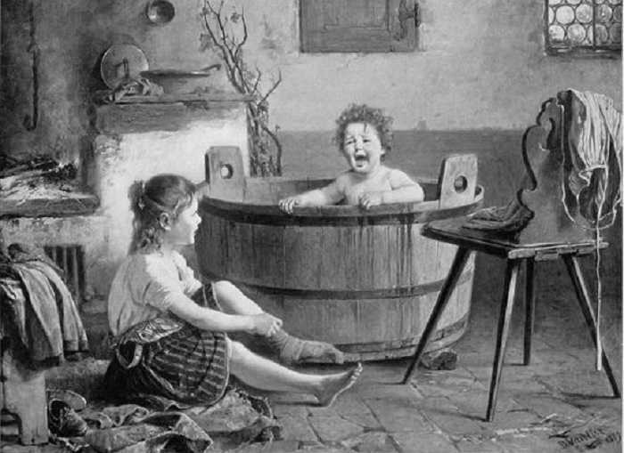 Quién inventó bañarse