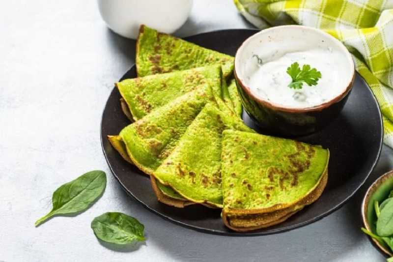 Crepas de espinacas sin harina: así puedes preparar esta receta