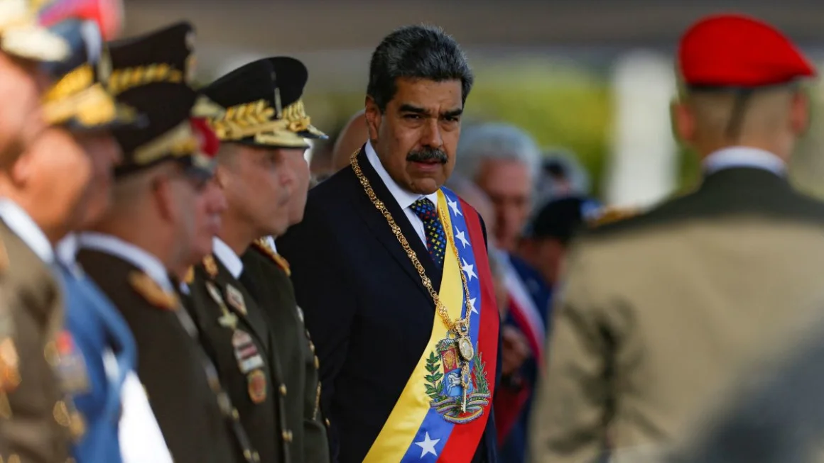Nicolás Maduro el día de su toma de posesión para un tercer mandato de seis años en una academia militar en Caracas, Venezuela, el 10 de enero. Leonardo Fernández Viloria/Reuters