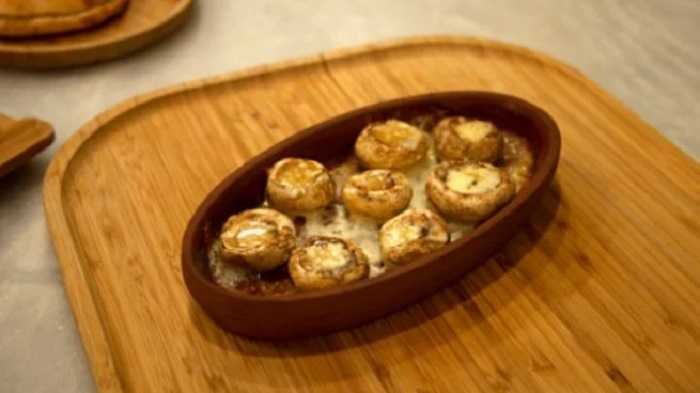 Champiñones al horno