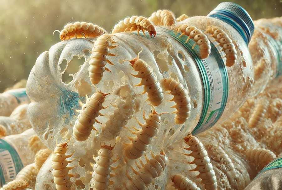 ¿Por qué no usamos a los gusanos come-plástico?