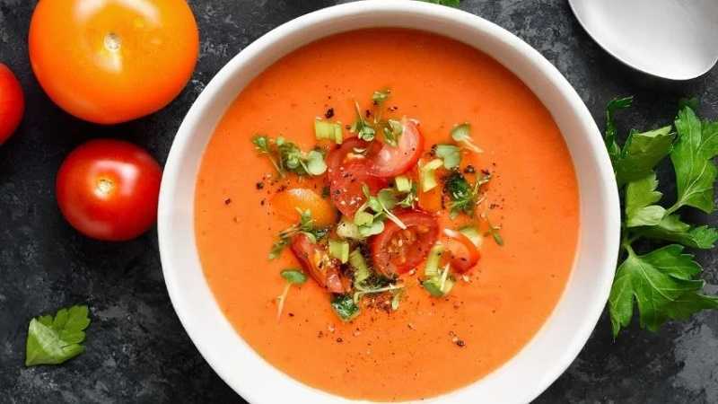 Sopa fría de tomate