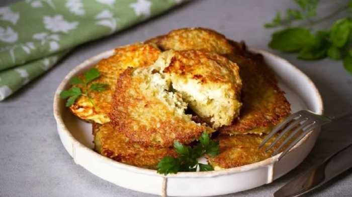 Tortitas de coliflor al curry