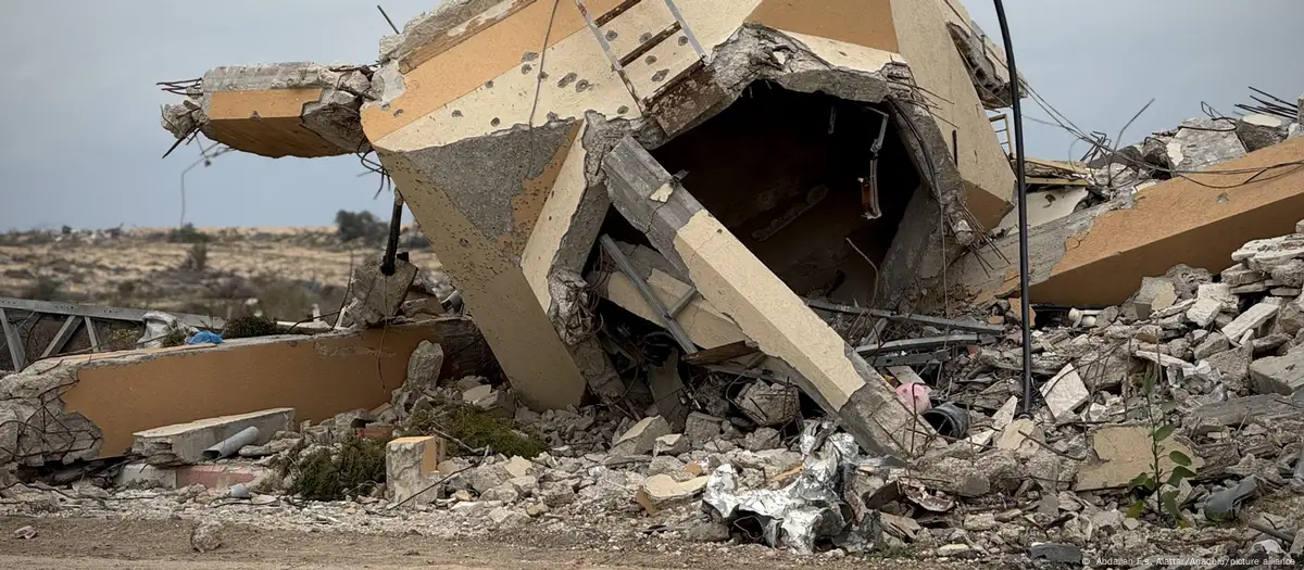 La mezquita de Al Saqqa en Al Mughraqa, en la Franja de Gaza.