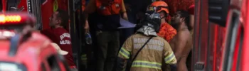 Las imágenes del incendio fueron divulgados en redes sociales. (Imagen de archivo 12.02.2025)