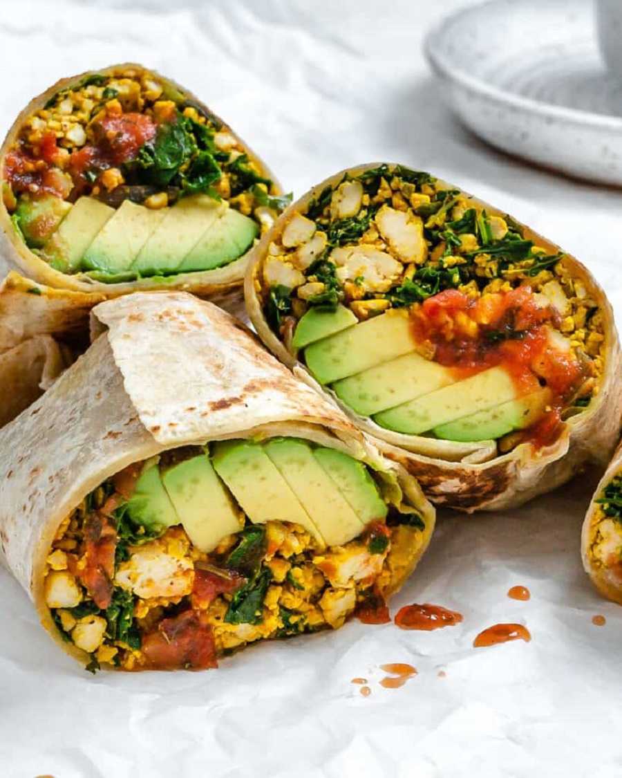 Burritos de tofu: sabrosos para una cena ligera y saludable