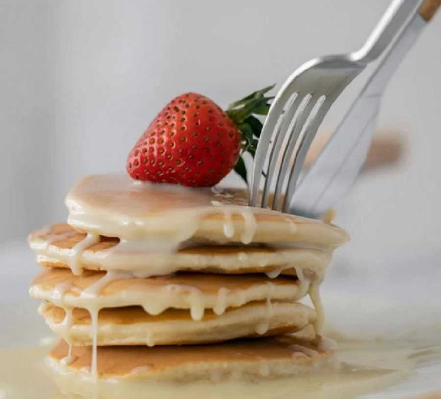 Hot cakes con lavanda y limón: delicioso plato para desayunar