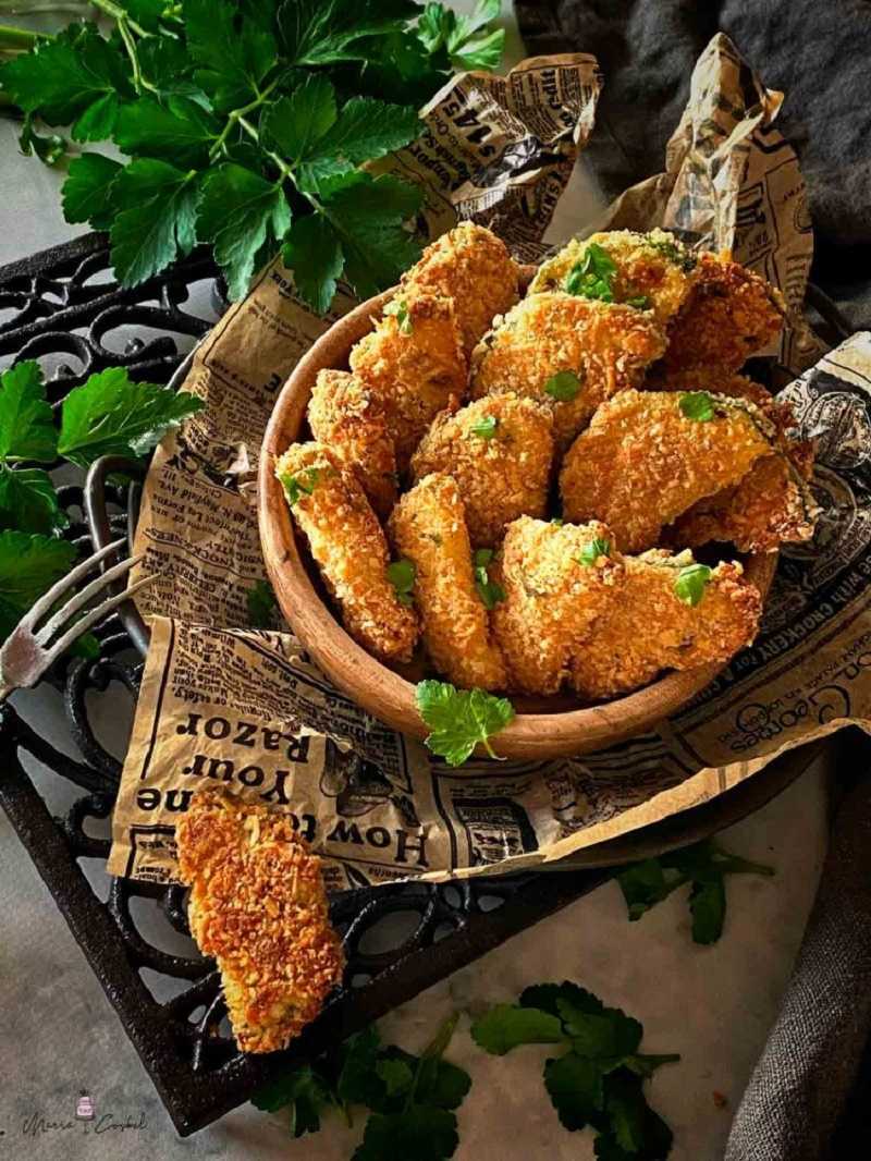 Nuggets de calabacín: rica receta en freidora de aire para cenar