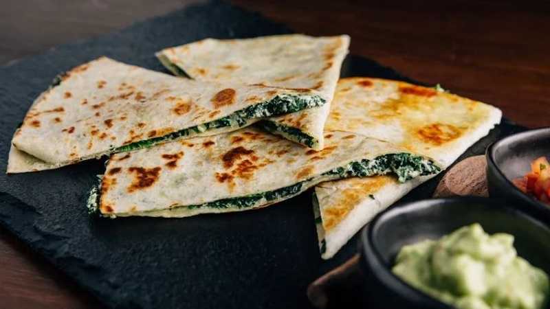 Quesadillas de espinacas
