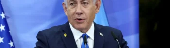 El primer ministro de Israel, Benjamin Netanyahu, en Jerusalén el 16 de febrero. Evelyn Hockstein/Reuters